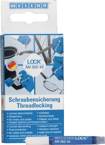 30243003 / 10000611 Schraubensicherung WEICONLOCK AN 302-43 3ml blau  Mini-Pen WEICON 4024596007287