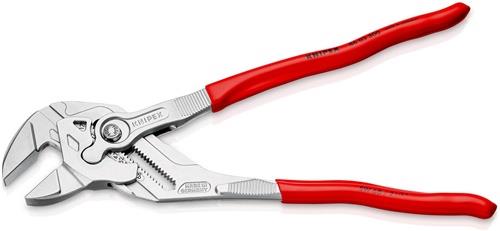 KNIPEX Zangenschlüssel L.300mm Spann-W.68mm verchr.Ku.-Überzug KNIPEX KNIPEX Zangenschlüssel L.300mm Spann-W.68mm verchr.Ku.-Überzug KNIPEX