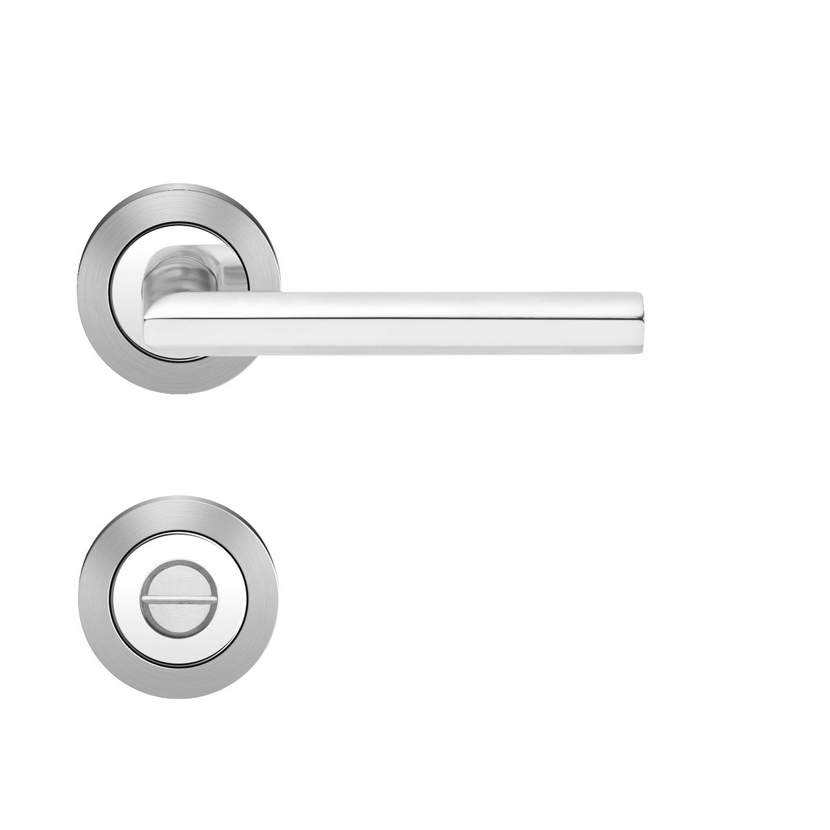 KARCHER DESIGN Drückergarnitur ER43 - Porto, Bad, Edelstahl