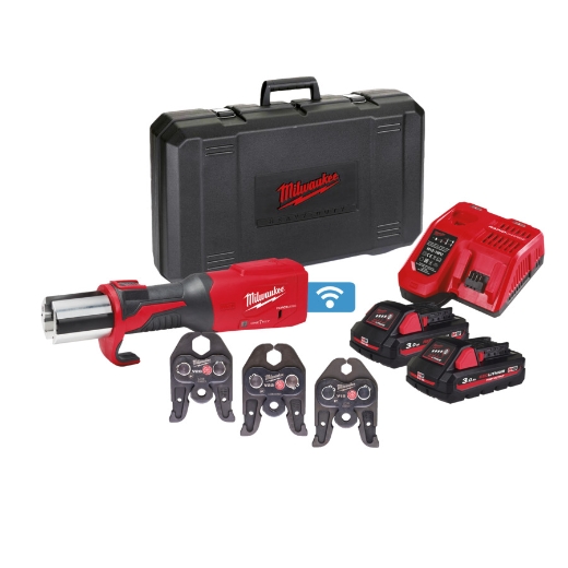 MILWAUKEE ONE KEY™ Bürstenloses Akku-Presswerkzeug (Sanitär) M18ONEBLHPT-302C V-SET MILWAUKEE ONE KEY™ Bürstenloses Akku-Presswerkzeug (Sanitär) M18ONEBLHPT-302C V-SET