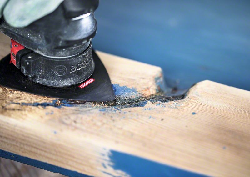 BOSCH EXPERT Sanding Plate MAVZ 116 RT2 Blatt für Multifunktionswerkzeuge, 116 mm. Für oszillierende Multifunktionswerkzeuge