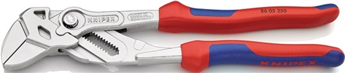 KNIPEX Zangenschlüssel L.250mm Spann-W.52mm verchr.Mehrkomp.-Hülle KNIPEX KNIPEX Zangenschlüssel L.250mm Spann-W.52mm verchr.Mehrkomp.-Hülle KNIPEX