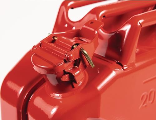 VALPRO Kraftstoffkanister 5l Feuerrot RAL 3000 Stahlbl.0,9mm L230xB120xH310mm VALPRO VALPRO Kraftstoffkanister 5l Feuerrot RAL 3000 Stahlbl.0,9mm L230xB120xH310mm VALPRO