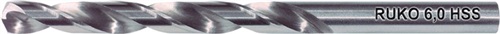 RUKO Spiralbohrer DIN 338 TypN D.5,2mm HSS profilgeschl.Zyl.schaft 5xD re.RUKO