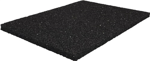 Nordwest Bautenschutzmatte B.1,25m L.10m D.8mm schwarz Granulatgummi