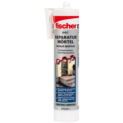 FISCHER Reparatur Mörtel DEC 310 ZGR zementgrau