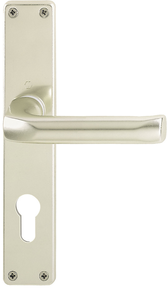 HOPPE® Drückergarnitur mit Langschild London 113/202SP, Aluminium, 6824593 HOPPE® Drückergarnitur mit Langschild London 113/202SP, Aluminium, 6824593
