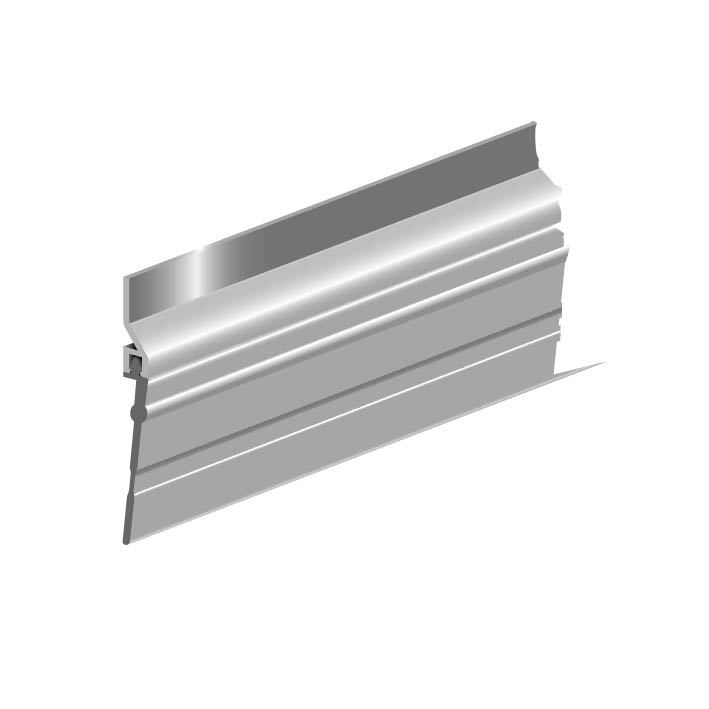 ELLEN Türbodendichtung ADS-GL z. schrauben Alu silber, H 50mm