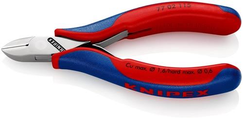 KNIPEX Elektronikseitenschneider L.115mm Form 0 Facette ja,kl.2K-Hülle