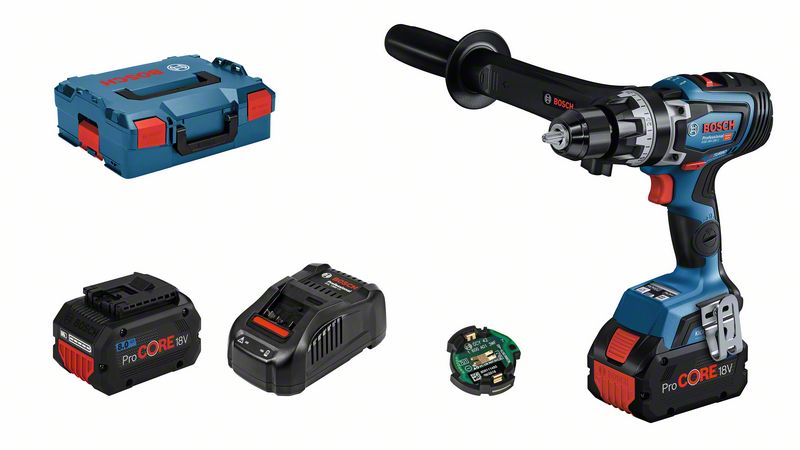 BOSCH Akku-Schlagbohrschrauber GSB 18V-150 C mit 2x Akku ProCORE18V 8.0Ah in L-BOXX BOSCH Akku-Schlagbohrschrauber GSB 18V-150 C mit 2x Akku ProCORE18V 8.0Ah in L-BOXX