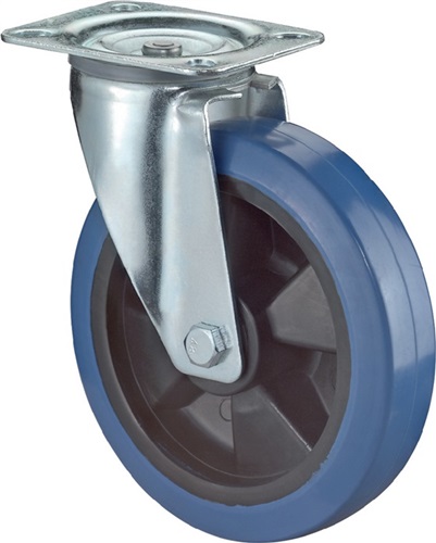 BS ROLLEN Lenkrolle D.100mm Trgf.140kg Ku.Platte L102xB84mm BS ROLLEN