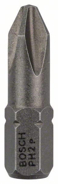BOSCH Schrauberbit Extra-Hart PH 2, 25 mm, 25er-Pack