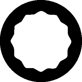 Steckschlüsseleinsatz 51 1/2 ″ 12-kant Länge 83 mm STAHLWILLE