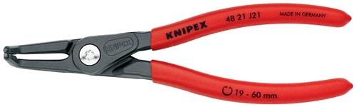 KNIPEX Präzisionssicherungsringzange J 21 f.Bohrungen D.19-60mm L.165mm KNIPEX