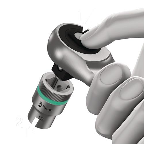 WERA Steckschlüsselsatz 8100 SA 7 Zyklop 28-tlg.1/4 Zoll SW 5-13mm Z.76 6KT WERA WERA Steckschlüsselsatz 8100 SA 7 Zyklop 28-tlg.1/4 Zoll SW 5-13mm Z.76 6KT WERA