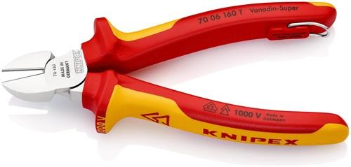 KNIPEX Seitenschneider L.160mm m.Öse VDE Mehrkomp.-Hüllen KNIPEX
