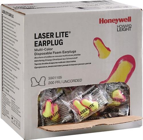 HONEYWELL Gehörschutzstöpsel Laser Lite EN 352-2 SNR 35 dB 200 PA/Box