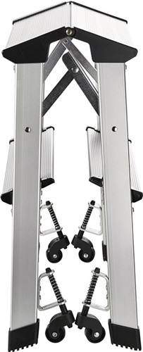 Nordwest Klapptritt Stufen 2 Plattform-H.440mm Alu.fahrbar