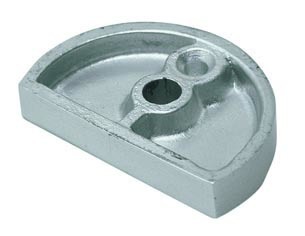 KWS Unterlage für Türpuffer/-stopper 1557, Aluminium, 155731