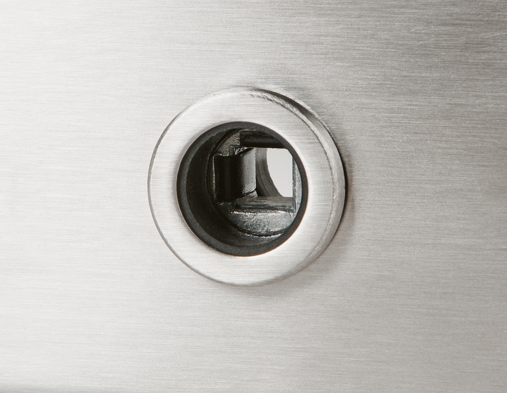 HERMAT Ganzglas Gegenkasten GENOVA 6084.MAG.GKS, Aluminium