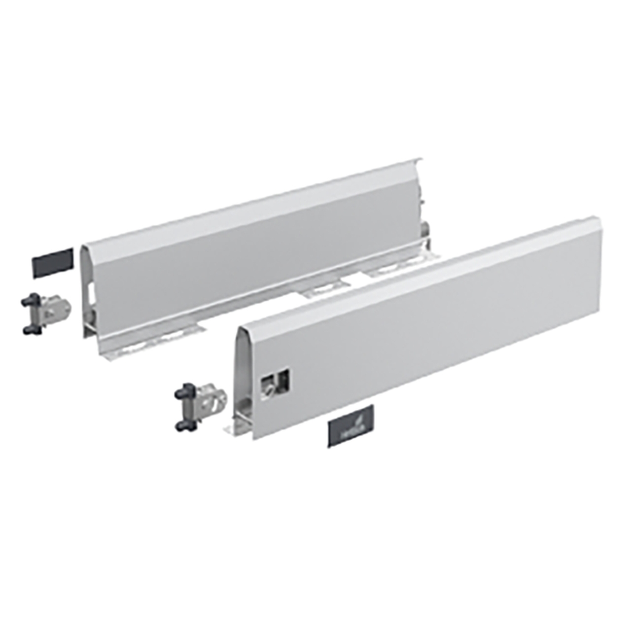 HETTICH Set Zarge ArciTech, 126 mm, links und rechts,