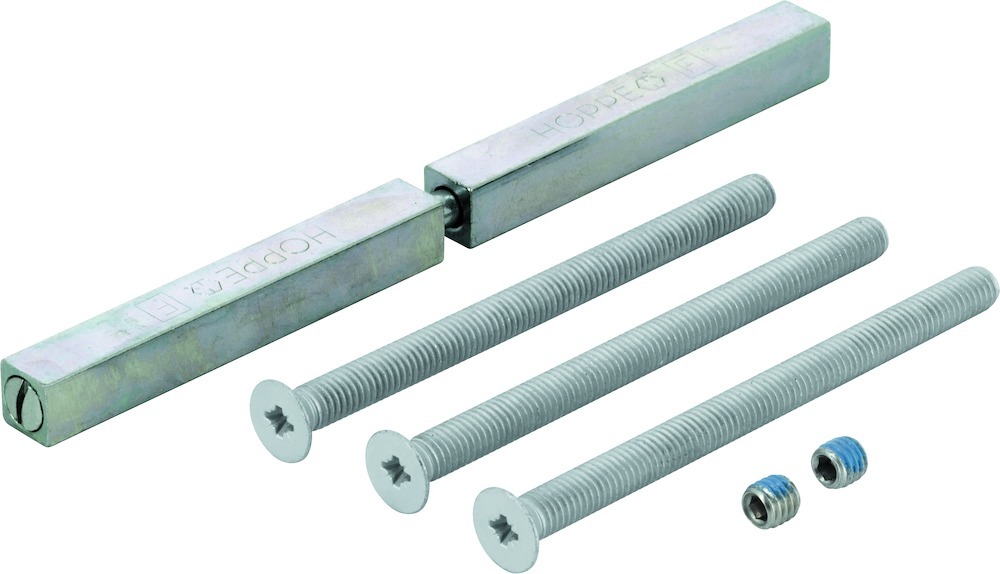 HOPPE® FH AP Befestigungsset für FS-Schutz-Türgriffgarnituren ES1 (Griff/Griff), VK 9 mm, 3329389