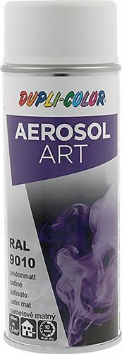 DUPLI-COLOR Buntlackspray AEROSOL Art reinweiß seidenmatt RAL 9010 400ml Spraydose