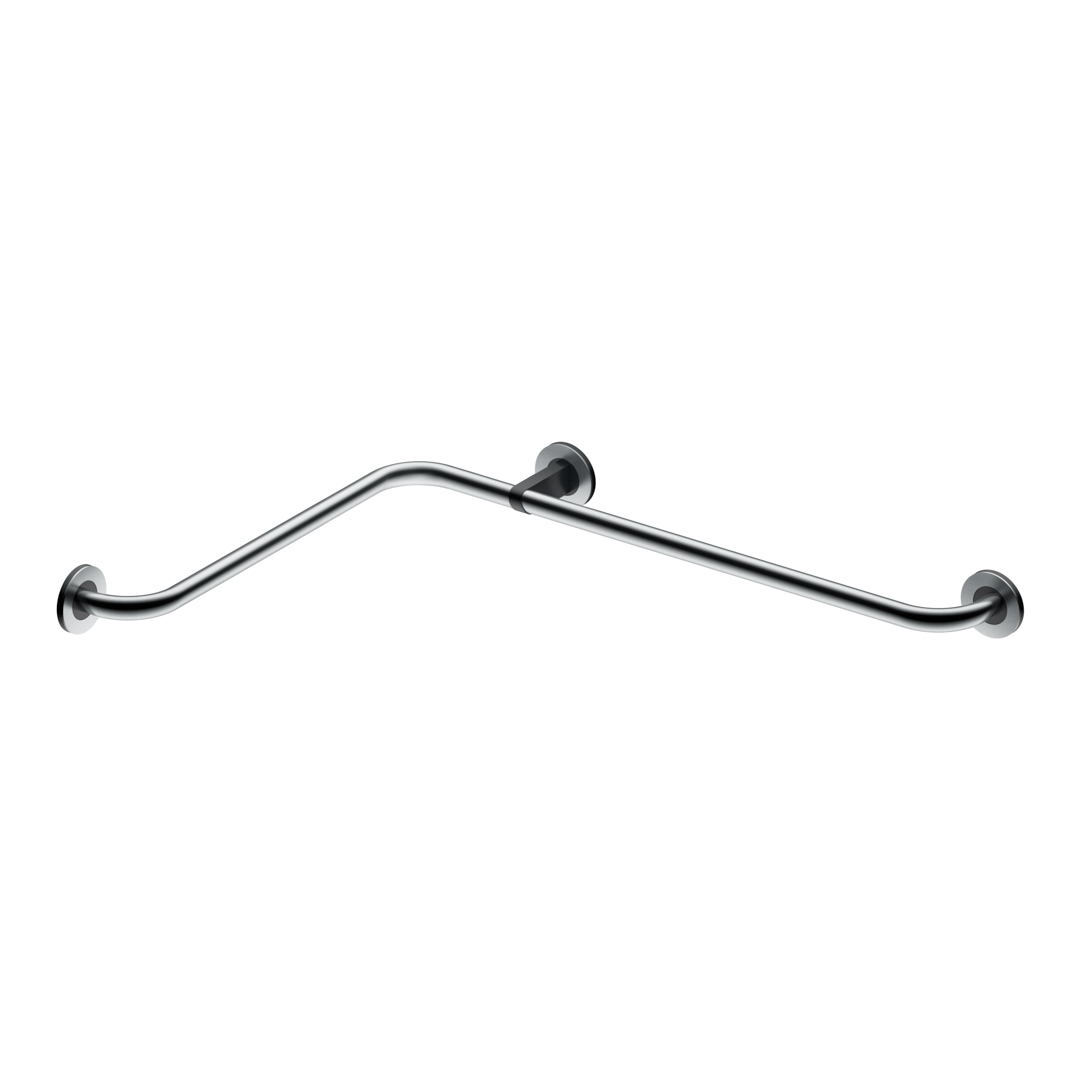 KWS Handlaufkombination 528-750 li Edelstahl fein matt