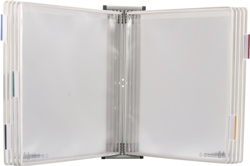 TARIFOLD Wandhalter 10 Sichttafeln schwarz lackiertf.A4 TARIFOLD TARIFOLD Wandhalter 10 Sichttafeln schwarz lackiertf.A4 TARIFOLD