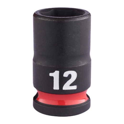 MILWAUKEE 12 x 32 mm SHOCKWAVE Schlagnuss 3/8" kurz