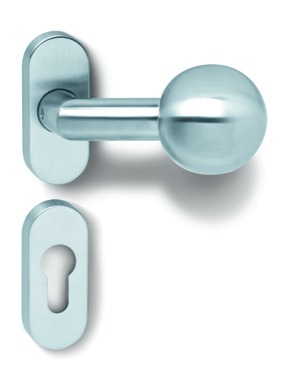 HEWI Wechselgarnitur mit Rosetten 111XAH03.348, VK 8 mm, Edelstahl, 111XAH03.348