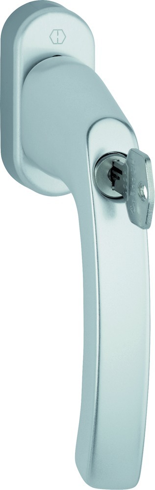 HOPPE® Fenstergriff absperrbar Liège 0540S/U26 100NM, mit Schrauben, Aluminium, 11715029