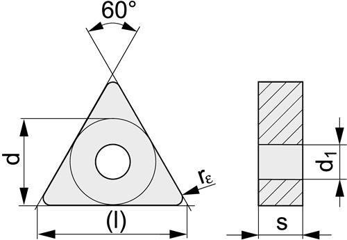Wendeschneidplatte Bearbeitung mittel TECWERK