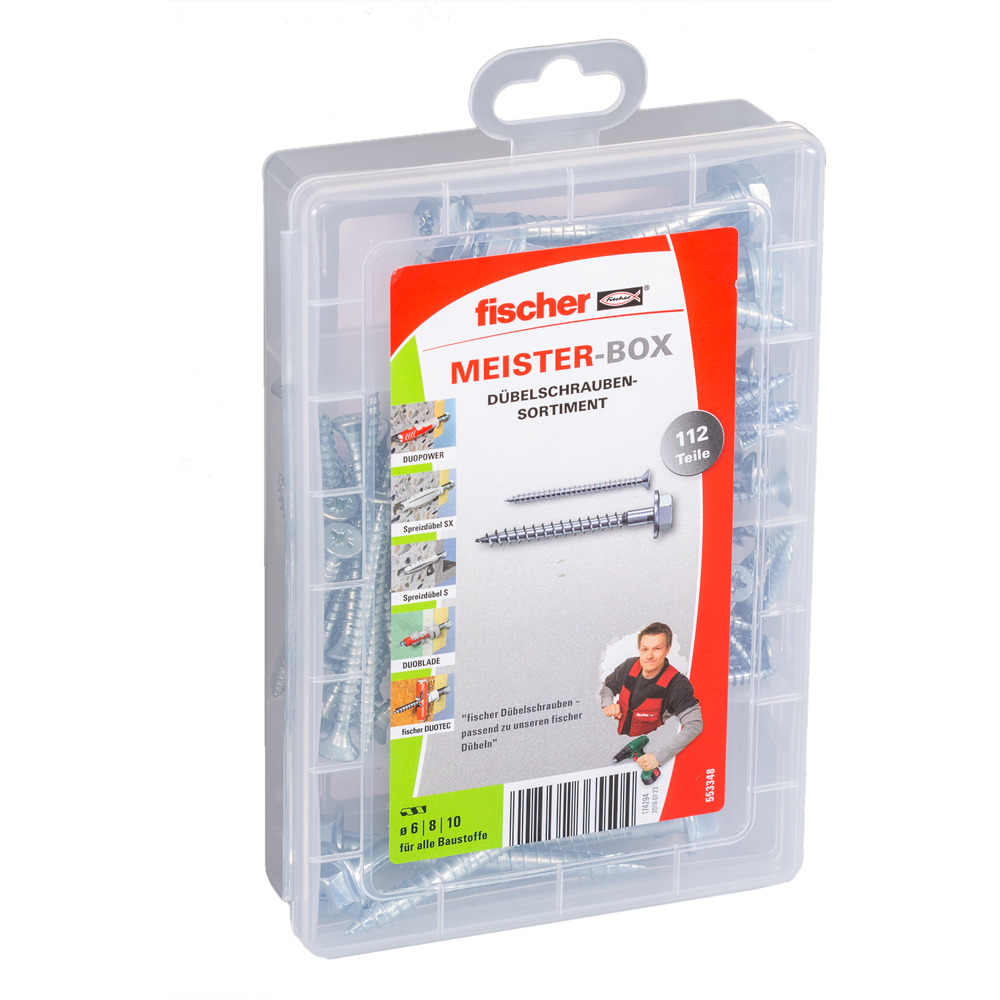FISCHER Meisterbox - Dübelschrauben (112)