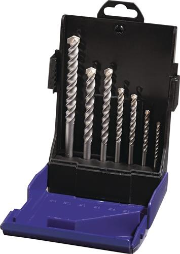 TECWERK Hartmetallschlagbohrersatz 7tlg.4/75,5/85,8/120,10/120,12/150,2x6/100mmKu.-K. TW