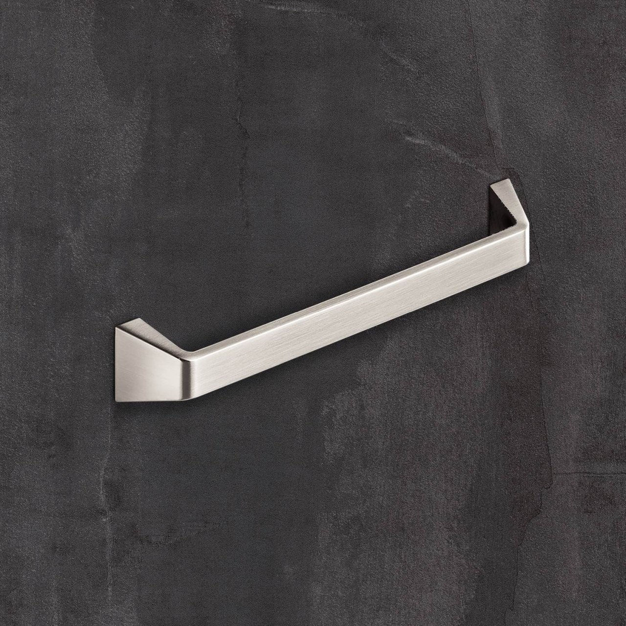 HETTICH Griff Basilia, •–• 192, L 208 mm, B 30 mm, H 30 mm, Edelstahl Optik gebürstet, 115076 HETTICH Griff Basilia, •–• 192, L 208 mm, B 30 mm, H 30 mm, Edelstahl Optik gebürstet, 115076