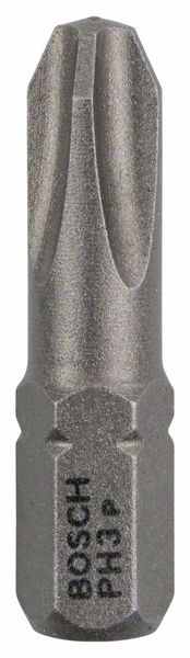 BOSCH Schrauberbit Extra-Hart PH 3, 25 mm, 25er-Pack