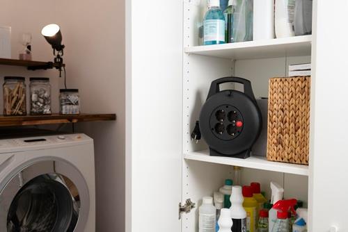 BRENNENSTUHL Kabelbox Vario Line VL2-X 4fach Kabel-L.10m schwarz Ku. IP20 BRENNENSTUHL