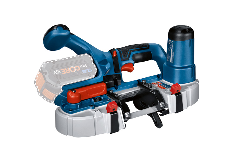BOSCH Akku-Bandsäge GCB 18V-63, Solo Version, L-BOXX