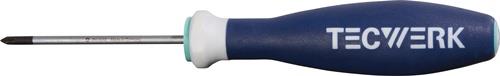 TECWERK Schraubendreher Gr.PH 0 Klingen-L.60mm 3K-Griff Rundkl.TECWERK
