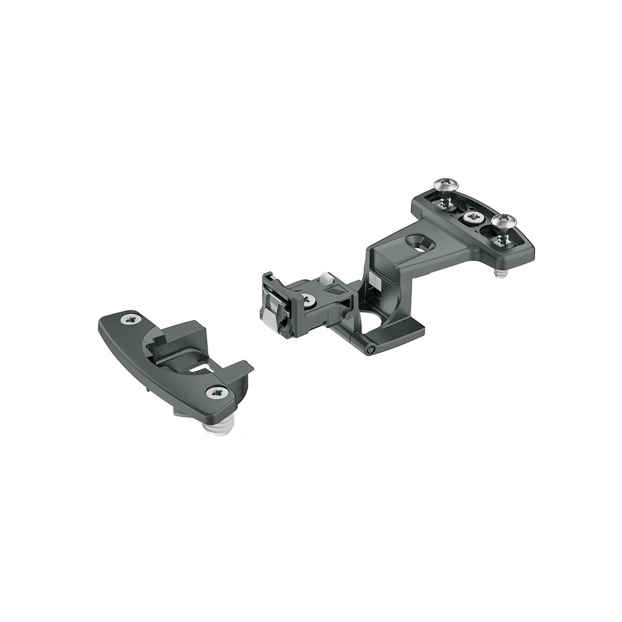 HETTICH Grundscharnier Selekta Pro 2000, 270 °, Auflage 15 mm, mit Spreizmuffen, schwarz, 9072547