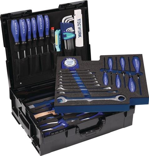 TECWERK Werkzeugsortiment Univ.44-tlg.L-Boxx TECWERK