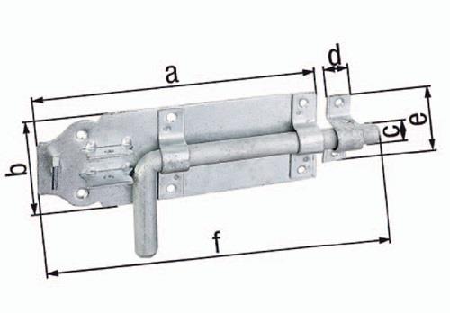 GAH Bolzenr. L.160mm B.70mm STA TZN Ausschub 49mm GAH