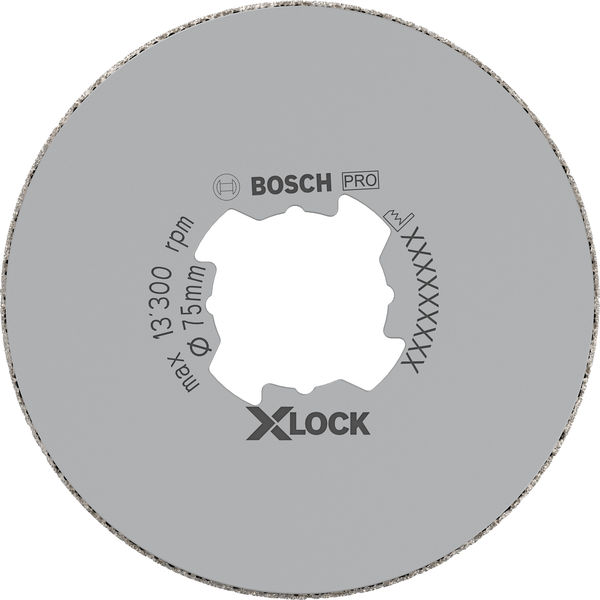 BOSCH Diamanttrockenbohrer X-LOCK Best for Ceramic Dry Speed, 75 x 35 mm