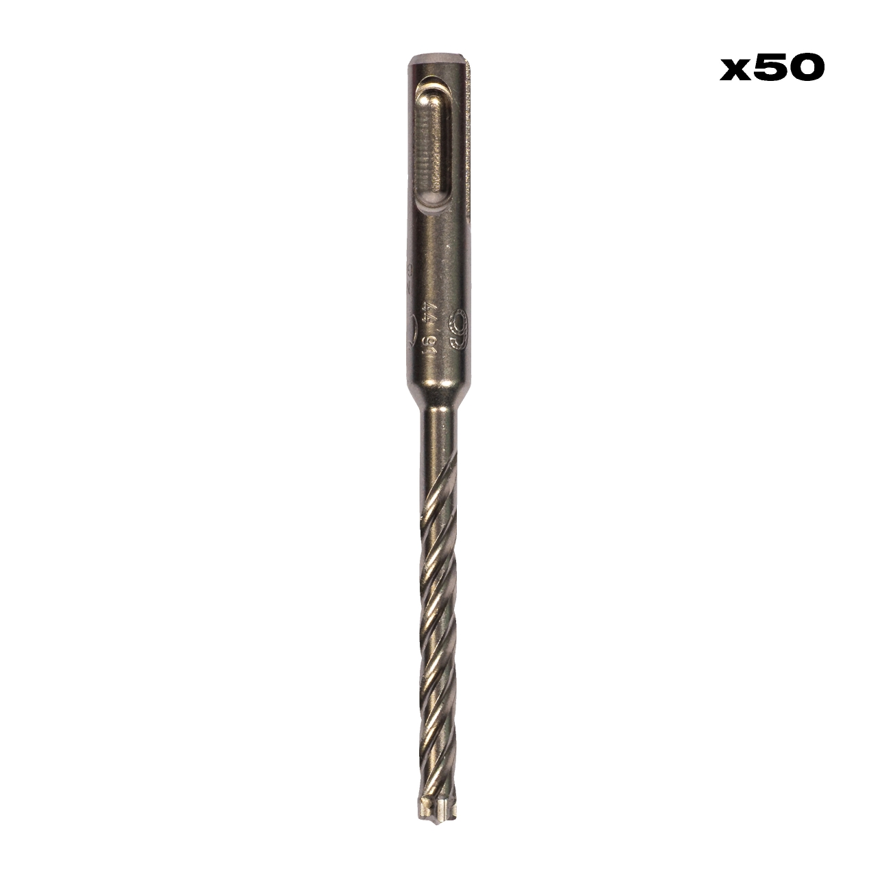 MILWAUKEE 6 x 115 mm, SDS-Plus 4-Schneiden Hammerbohrer MX4 SDS-Plus 50er Pack