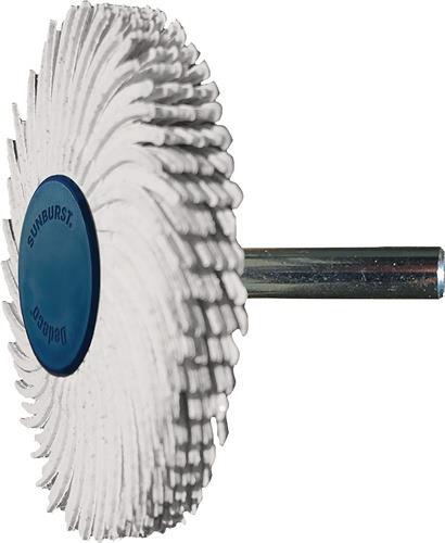 TYROLIT Radialbürstenscheibe Sunburst D.51mm K.120 Weiß 10000min-¹ TYROLIT