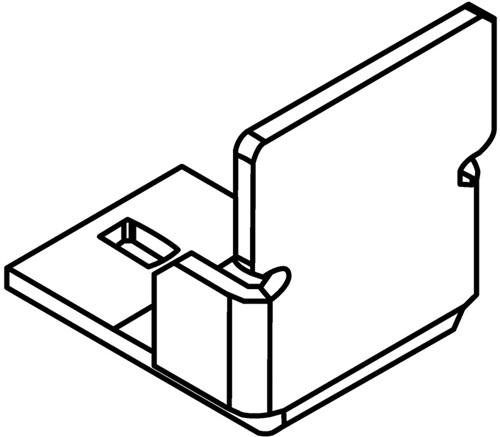BITO Anfahrschutz m.Anschlag verz.f.schwe.Rollenleiste