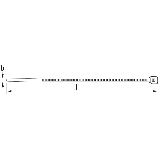 FISCHER Kabelbinder UBN 4,8x280 schwarz
