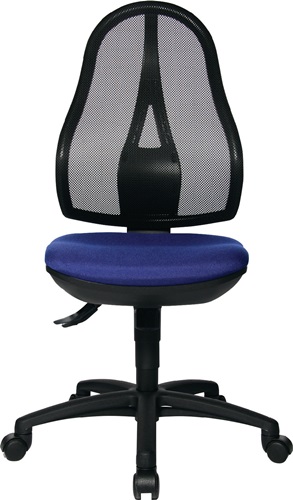 TOPSTAR Bürodrehstuhl Punktsynchr.-T.blau 430-510mm