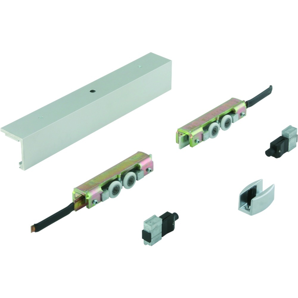 DORMA GLAS Schiebetürbeschlag AGILE 50 07.412, Aluminium